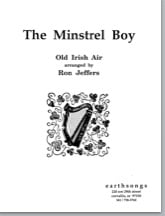 Minstrel Boy TTBB choral sheet music cover Thumbnail